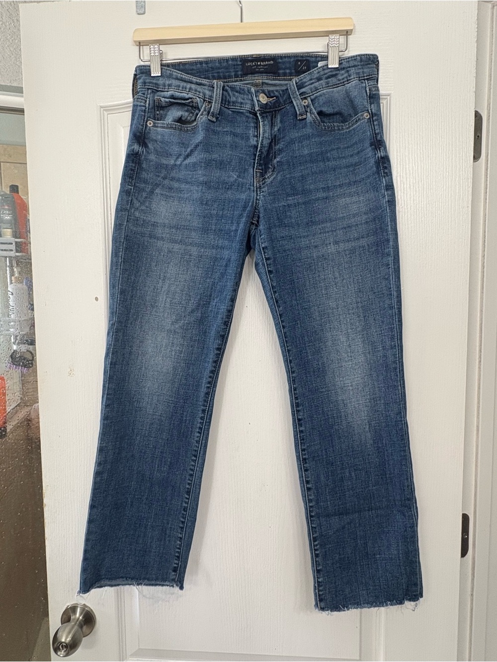 Lucky Brand Women's Straight-Leg Jeans in Washed Blue